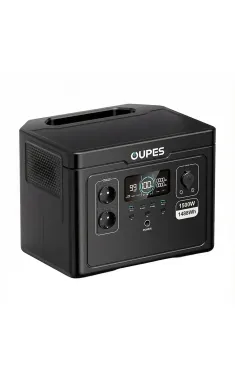 Портативна зарядна станція OUPES S015 1500W (1488Wh, LiFePO4) — power station 220В для дому, квартири та кемпінгу