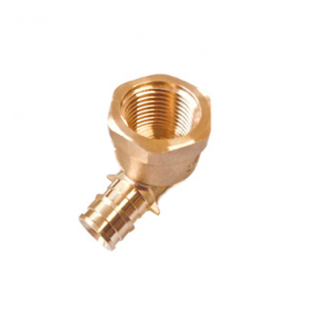Heat-Pex FAST & EASY натяжной латунный  угол с внутренней резьбой ф25 мм x 3/4 (FEEF25150) фото - 1