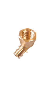 Heat-Pex FAST & EASY натяжний латунний кут із внутрішнім різьбленням ф25 мм x 3/4 (FEEF25150)