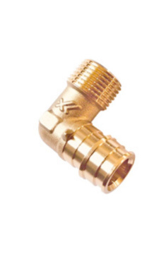Heat-Pex FAST & EASY натяжний латунний кут із зовнішнім різьбленням ф16 мм x 1/2 (FEEM16150)
