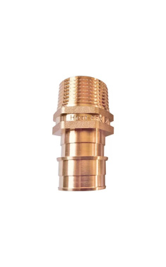 Латунная муфта с наружной резьбой  FAST&EASY ф25 мм x 1/2 (FEAМ25150) ТМ Heat-Pex