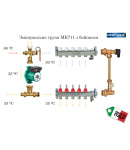 Коллекторная группа с байпасом на 2 выхода ТМ Heat-Pex без насоса (МК711) — фото 4