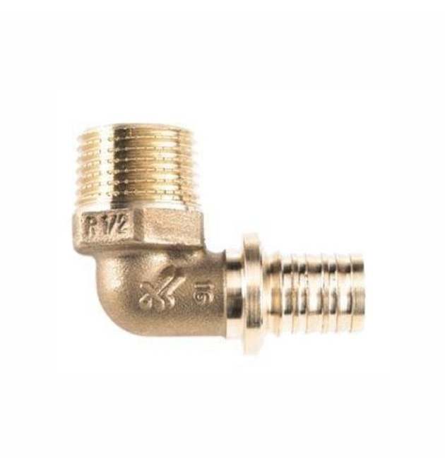 Heat-Pex Evolution надвижной угол с наружной резьбой латунная ф25 мм x 3/4″ Н (EVO2007250)