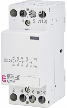 Контактор модульний ETI RA 25-40 230V/25A 3Н