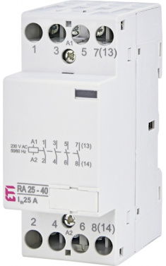 Контактор модульный ETI RA 25-40   230V/25A 3Н