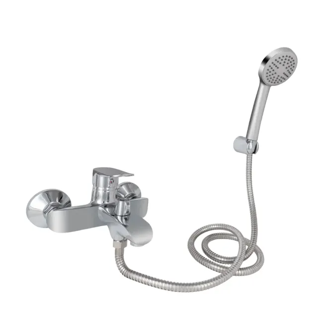 Змішувач для ванни Lidz Wawel 006 (з душовим гарнітуром) (k35) LDWAW006WHI45398 White фото - 1