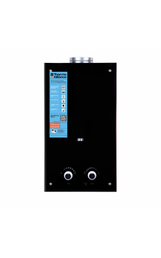 Газова колонка Thermo Alliance JSD20-10GD, димохідна, 10 л/хв, зі скляною чорною панеллю