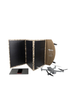 Портативна розкладна сонячна панель ALTEK ALT 120 W Military
