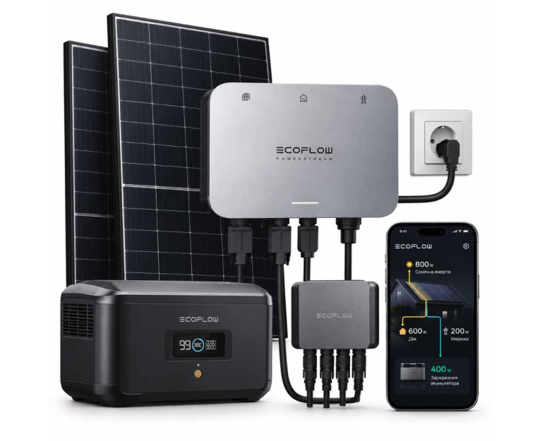 Системи енергонезалежності EcoFlow PowerStream