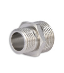 Ниппель переходной латунный никелированный SD Forte 1/2″ x 3/4″, с наружной резьбой — фото 3