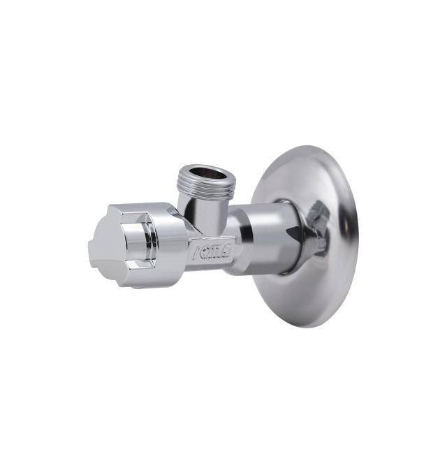 Кран приладовий буксовий Icma 1/2х3/8 кутовий №519 фото - 1