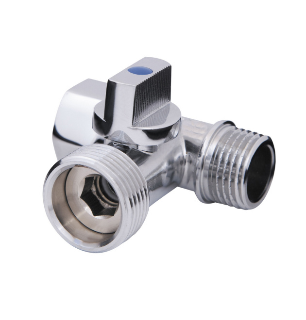 Кран приборный шаровой SD Forte 1/2″х3/4″х1/2″