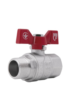 Кран кульовий SD Forte 3/4" ВЗ для води (метелик) SF607W20