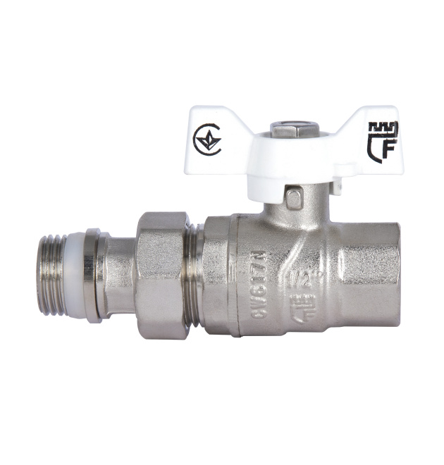 Кран кульовий Американка SD Forte 1/2″ з антипротіканням прямий