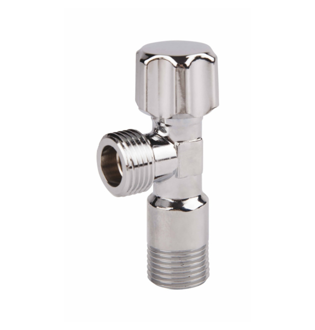 Кран угловой Thermo Alliance Standart (ручка шестигранник) с вент.буксой 1/2"Н х 1/2"Н SF3441515 фото - 1