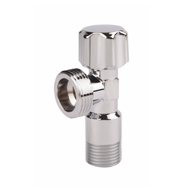 Кран угловой Thermo Alliance Standart (ручка шестигранник) с вент.буксой 1/2"Н х 3/4"Н SF3441520 фото - 1