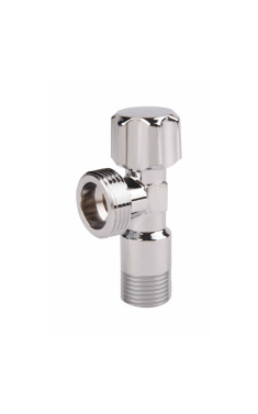 Угловой кран Thermo Alliance Standart с вентильной буксой, шестигранная ручка, 1/2″Н × 3/4″Н