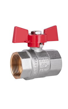 Кран кульовий SD Plus 1" ВР для води (метелик) SD602NW25PN40