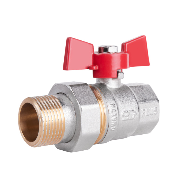 Кран шаровой «Американка» Thermo Alliance 1″ ВН прямой SD Plus