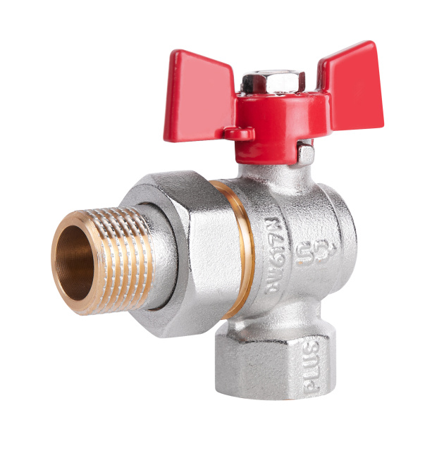 Кран шаровой «Американка» Thermo Alliance 1/2″ ВН угловой SD Plus