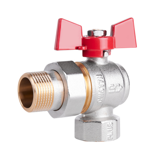 Кран кульовий "Американка" Thermo Alliance 3/4" ВЗ кутовий SD222NW20PN40 фото - 1