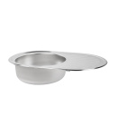 Кухонна мийка Lidz 7750 0,8 мм Satin (LIDZ7750SAT) фото - 3