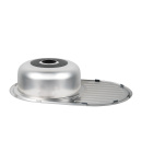 Кухонна мийка Lidz 7750 0,8 мм Satin (LIDZ7750SAT) фото - 4