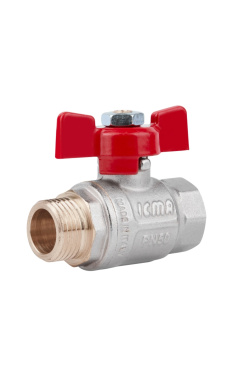 Кран кульовий ICMA 1/2″ прямий