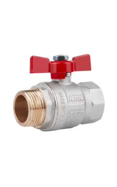 Кран кульовий ICMA 1″ прямий