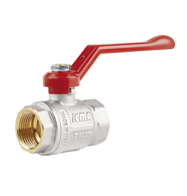 Кран шаровой ICMA 3/4″ прямой, внутренняя резьба