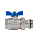 Кран кульовий ICMA Blue «Американка» 1″ прямий з антипротіканням — фото 3