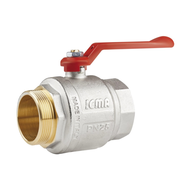 Кран кульовий ICMA 2″ прямий, внутрішня/зовнішня різьба