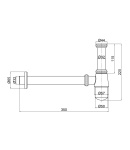 Сифон Lidz Tani 02 LDTAN02CRM32528 Chrome — фото 2