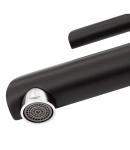Змішувач для раковини Qtap Grand QTGRABCR001F Black Matt фото - 5