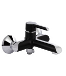 Змішувач для ванни Qtap Grand (з душовим гарнітуром) QTGRABCR006 Chrome/Black фото - 3