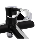 Змішувач для ванни Qtap Grand (з душовим гарнітуром) QTGRABCR006 Chrome/Black фото - 4