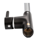 Змішувач для кухні Qtap Grand QTGRABCR007F Chrome/Black фото - 3