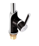 Змішувач для кухні Qtap Grand QTGRABCR007F Chrome/Black фото - 5