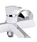 Змішувач для ванни Qtap Grand (з душовим гарнітуром) QTGRAWCR006 Chrome/White фото - 4