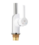 Змішувач для кухні Qtap Grand QTGRAWCR007F Chrome/White фото - 4
