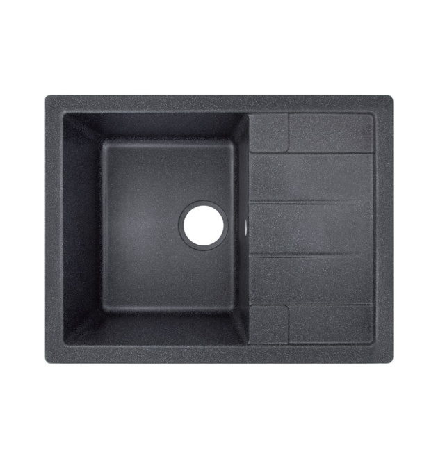 Кухонна мийка Lidz 650x500/200 BLA-03 (LIDZBLA03650500200) фото - 1