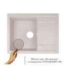 Кухонна мийка Lidz 650x500/200 COL-06 (LIDZCOL06650500200) фото - 3