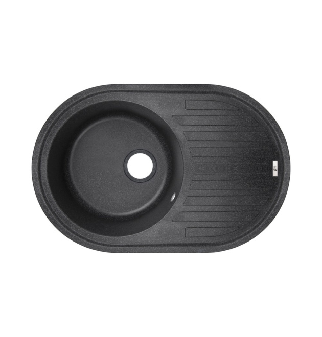 Кухонна мийка Lidz 780x500/200 BLA-03 (LIDZBLA03780500200) фото - 1