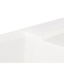 Кухонная мойка Lidz 790x495/230, гранитная, белая, врезная — фото 6