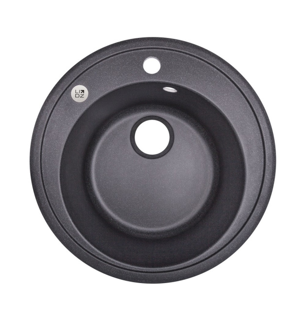 Кухонна мийка Lidz D510/200 BLA-03 (LIDZBLA03D510200) фото - 1