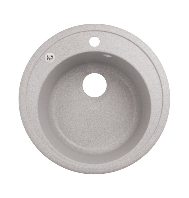 Кухонна мийка Lidz D510/200 GRA-09 (LIDZGRA09D510200) фото - 1