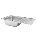 Кухонна мийка Lidz 7848 0,8 мм Micro Decor (LIDZ7848MDEC) фото - 2