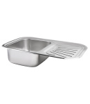 Кухонна мийка Lidz 7549 0,8 мм Micro Decor (LIDZ7549MICDEC) фото - 2