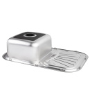 Кухонна мийка Lidz 7549 0,8 мм Micro Decor (LIDZ7549MICDEC) фото - 3