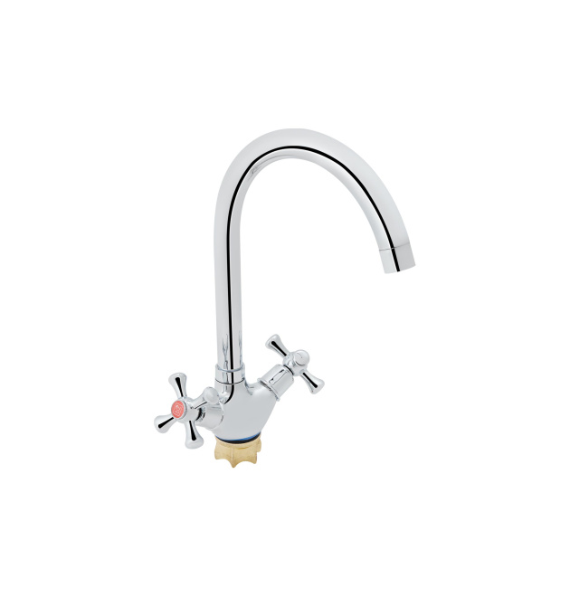 Змішувач для кухні Lidz Lamb 278F двохвентильний LDLAM278FCRM35071 Chrome фото - 1